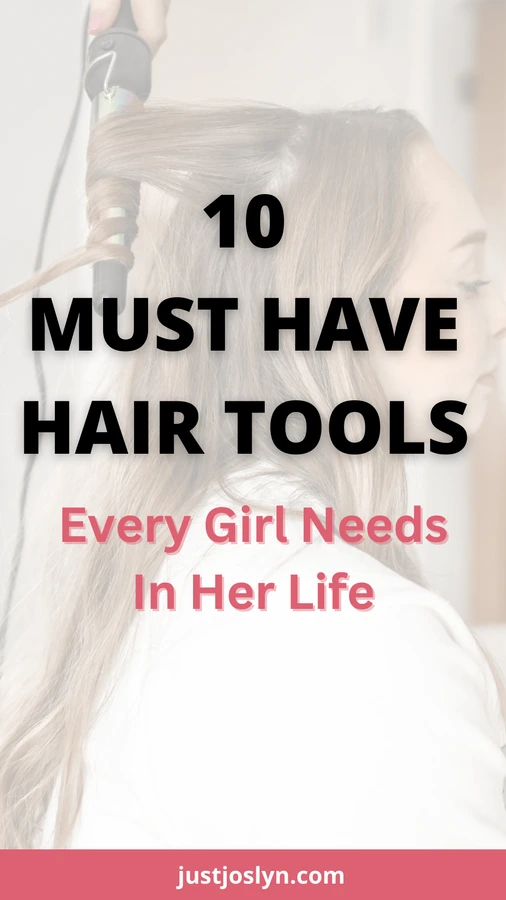 Pinterest pin about the best hair tools.