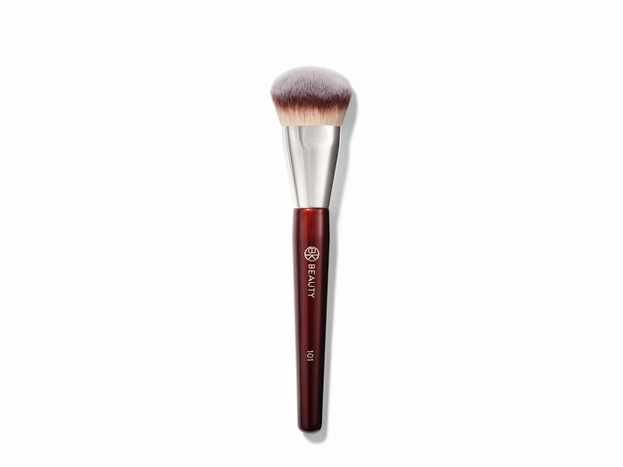 BK Beauty 101 Contoured Foundation Brush - Best Makeup Brushes for Foundation