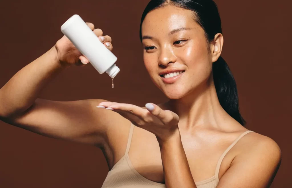 Woman during skincare - best Korean Essences