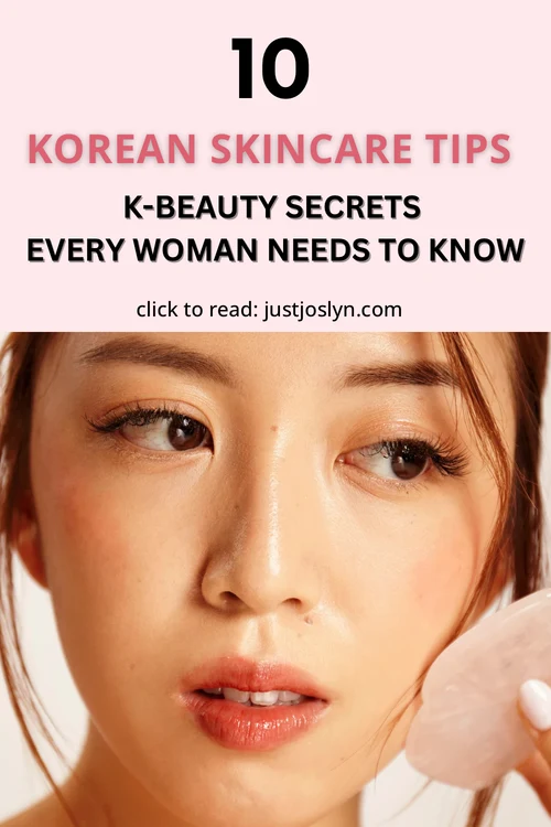 Pinterest pin about Korean Skincare Tips