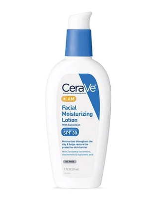 CeraVe AM Facial Moisturizer - CeraVe Skincare Routine for Acne