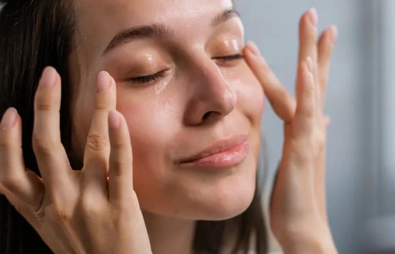 Close up of woman applying eye cream - Best Eye Creams